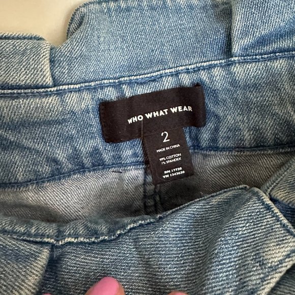 WHO WHAT WEAR Paperbag Jeans - Picture 4 of 6